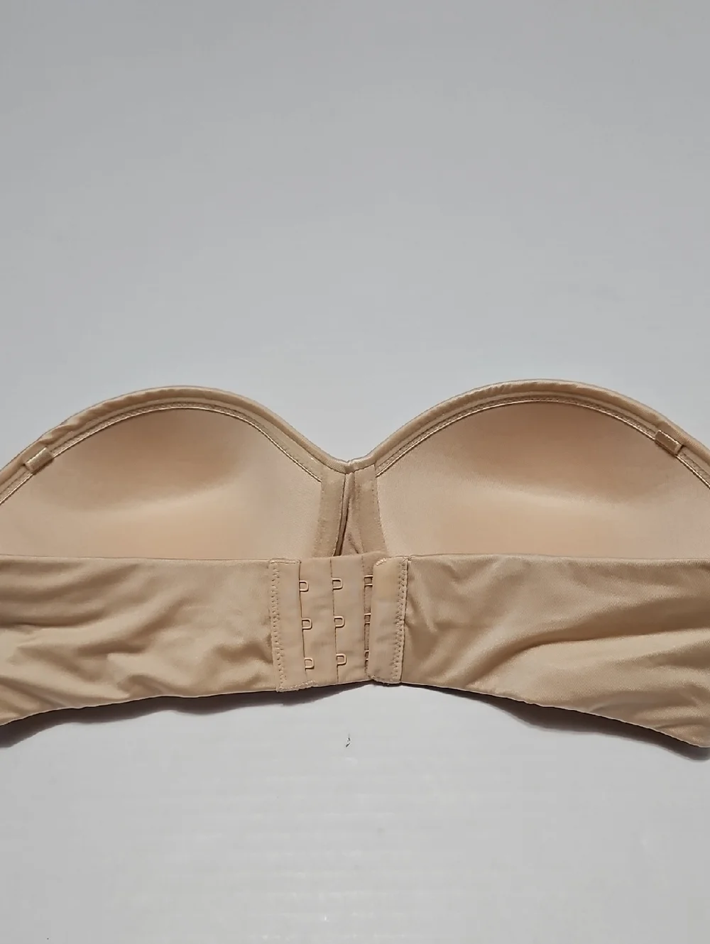 Auden Nude Strapless Seamless Push Up Molded Cup Bandeau Size 36C
